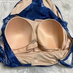 Garnet Hill 3/$30 Signature Blue Printed Asymmetrical One Piece Swimsuit 18 Photo 4