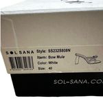 Sol Sana Bow Mule White White Size 40 EU/9 US Photo 11