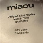 Miaou Graphic Brown Fargo Straight Leg Trousers Size Medium Photo 8