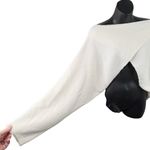 House of Harlow  1960 Cross Front Wrap Shrug Cable Knit Sweater Women’s OS Ivory Photo 4
