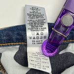 Lucky Brand Medium Blue Distressed 5- Pocket Mid-Rise Flare Jeans-Size 32/14 Photo 14