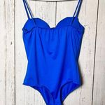 Saints Women's Blue High Cut Thong Style Bodysuit Sz L Size L Photo 6