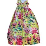 CHAUDRY Women's Boho Maxi Dress Floral Multicolor Size M Spring Casual NWT Size M Photo 3