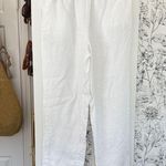 Cut Loose linen elastic waist pants White Size M Photo 0