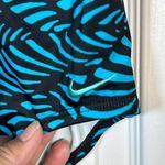 Nike Women's  Black Teal V-Neck Training Athletic Swimsuit Size Large EUC #7959 Photo 3
