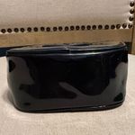 Tory Burch  Small Black Patent Leather Cosmetic Bag Photo 4