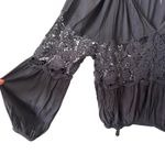 Free People Gotta Love It Peasant Top Navy XS Photo 3