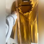Anthropologie  Charlie & Robin Alice in Autumn yellow Sweatercoat size S Photo 11