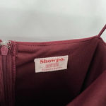 Showpo Big Ideas Midi‎ Dress Red Cocktail Thigh Leg Slit Bodycon S005820 Size 16 Photo 7