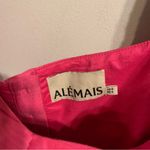 Alemais Blaire Ruffle Blouson Crop Top in Fuchsia size US 4 Photo 8