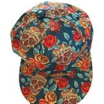 Hip Hop Skulls & Roses Brightly Colored Snap Back Trucker Hat OS Halloween Fun Multiple Photo 1