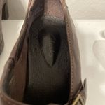 Clarks WOMENS ARTISAN SLIP ON LEATHER BROWN SHOES SIZE 7 1/2 Heel 2.5” Photo 6