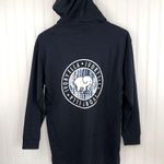 Ivory Ella  Long Sleeve T Shirt Navy Hoodie Sz S Photo 1