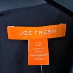 Joe Fresh Brand‎ New  Black Dress with Faux Fur Accent Size 12 Photo 3