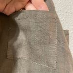 Joie  Green Linen Sleeveless Casual Cargo Romper S One Peice Womens Beachy Summer Photo 3