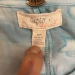 cupio Shades of Blue White Tie Dyed Flare Sleeveless Midi Dress Size Small Photo 5