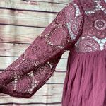 American Eagle  Outfitters Boho Crochet Lace Blouse, Size Medium Photo 4