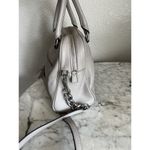 Michael Kors Bag Knox Tassel Taupe Pebbled Leather Purse Handbag Crossbody Photo 2