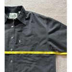 Levi's Silver Tab Men's Button Up Overcoat Denim Outdoor Shirt Black Y2K Size L Photo 4