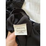 Shoshanna NWT  by Anthropologie Black Lace Annella Trumpet Dress Size 6 Photo 8