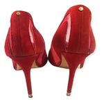 Ted Baker London Emilina Red Suede Mesh Panel Court Heels Photo 5