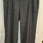 Liverpool  Los Angeles Gray Kelsey Wide Leg Trouser Textured Pull-On Size 14/32 Photo 0