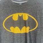 Old Navy  Gray Short Sleeve Batman Graphic Lightweight T-Shirt Women Sz M Photo 2
