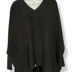 Tempo Paris NWT  Sweater Oversized Fitted Sleeve Black Size‎ Medium/Large V-Neck Photo 0