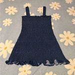 Urban Outfitters  Navy Sofia Denim Smocked Mini Dress Photo 1
