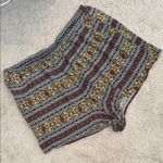 H.I.P. Boho Hippie Floral Pull On Loose Fit Women's Shorts 3X Photo 0