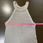 American Eagle  Ribbed Tank Top‎ High Neck Sleeveless Gray Soft Sexy M Photo 8