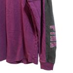 PINK - Victoria's Secret Spell Out PINK Victoria Secret purple long sleeve graphic sweater Pullover Photo 3
