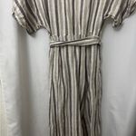 Free People  Beige and White Striped Cover-Up Photo 9