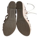 Gentle Souls Like New  Leather Joy Wedge
Lace Up Sandals Taupe Size 5.5 Photo 8
