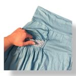Free People ‎ Cottagecore Pocket Mini Skirt Womens Size XS Blue Boho Photo 3