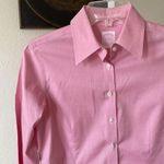 Brooks Brothers non-iron tailored fit pink button down poplin top Photo 1