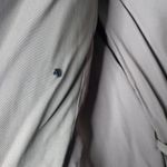 All Saints olive green coat size large Photo 6