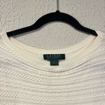 Lauren Cream Knit Sweater Dress Ralph Lauren Christmas size small Photo 3