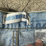 Canyon River Blues Vintage High Waist‎ Light Wash Denim Shorts Photo 4