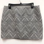 Ever New Melbourne Blue & White Woven Fully Lined Mini Skirt Size US 12 Photo 0