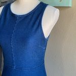 Forever 21 Dark blue denim stretchy dress medium Photo 8