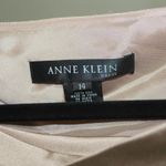 Anne Klein 100% Silk Midi Dress Sleeveless Draped Cowl Neck Size 14 NWT Photo 7