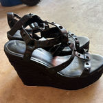 Kendall + Kylie  black platforms size 7.5 Photo 0