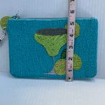 Chico's Chico’s Margarita Madness Turquoise Green Beaded Wristlet Purse Photo 10