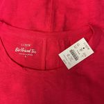 J. Crew Women's Girlfriend Crewneck Tee Size L Pink Pullover Short Sleeve NWT Size L Photo 7