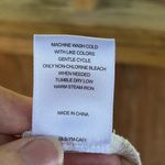 A loves A Women's Tan And White Stripe Pleated Sleeve Top Size M Photo 5