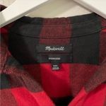 Madewell GUC ex boyfriend buffalo plaid oversized flannel Photo 5