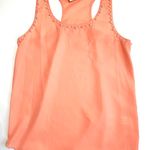 Papaya NWT Zinga  Pearl Trim Sleeveless Top - Sz S Photo 0
