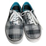 Vans Plaid Skate Sneakers Skater Shoes Black White Plaid Womens Size 9 Mens 7.5 Photo 1