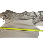 Sequin Lace Overlay Dress Elegant Party Cocktail Special Occasion Tan Size 10 Photo 6